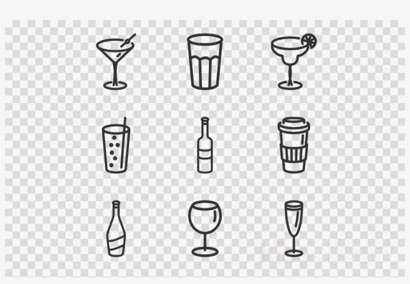 Drinking Glasses Icon Clipart Drink Glass Computer, transparent png #7207471