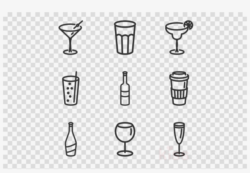 Drinking Glasses Icon Clipart Drink Glass Computer, transparent png #7207471