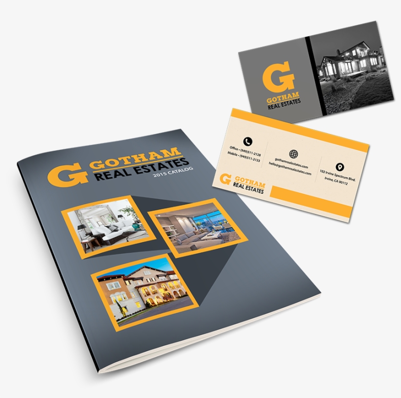 Gotham Real Estates Logo Design, transparent png #7207677