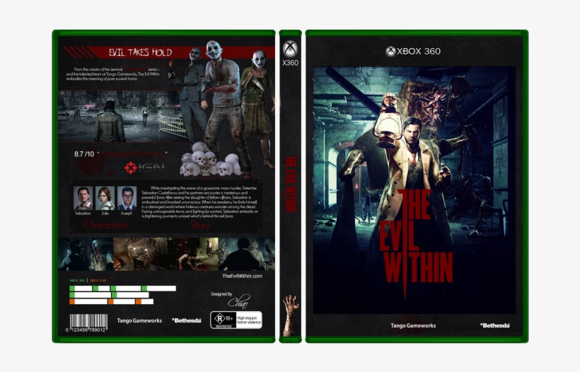 The Evil Within Box Art Cover, transparent png #7208446