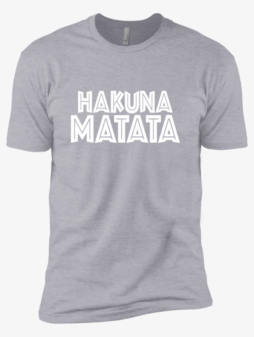 Hakuna Matata Nl3600 Next Level Premium Short Sleeve, transparent png #7211067