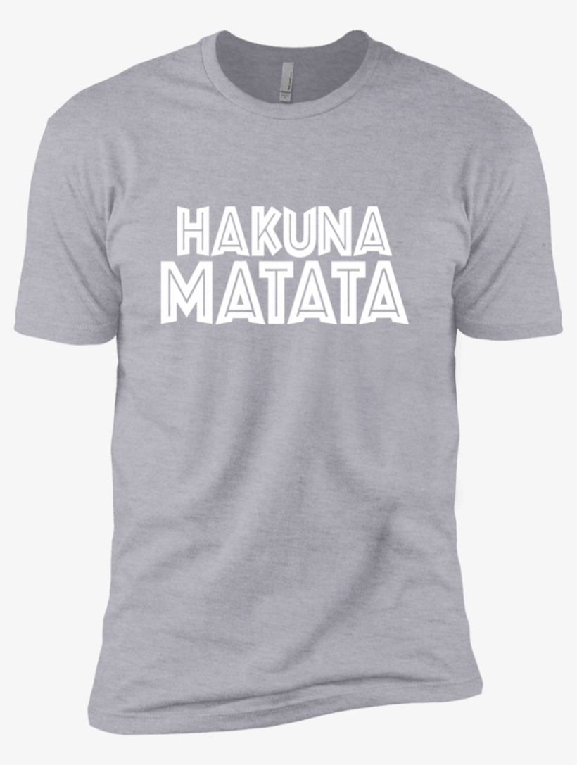 Hakuna Matata Nl3600 Next Level Premium Short Sleeve, transparent png #7211067