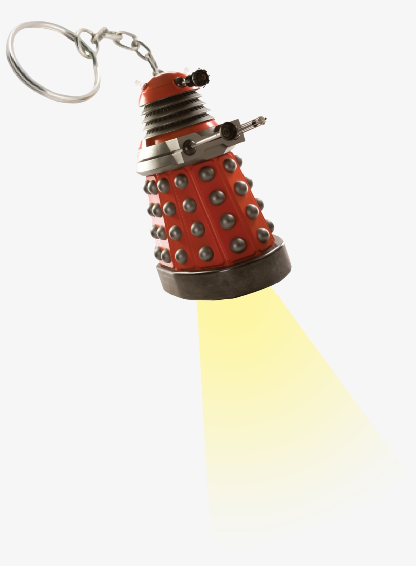 Underground Toys Doctor Who Red Dalek Mini Torch Led, transparent png #7212609