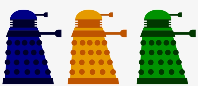 Dalek Parade By S, transparent png #7212816