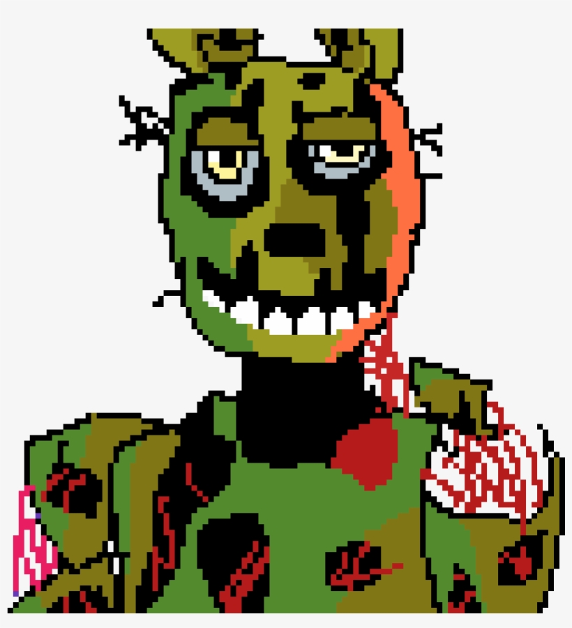 Springtrap/springbonnie, transparent png #7214307