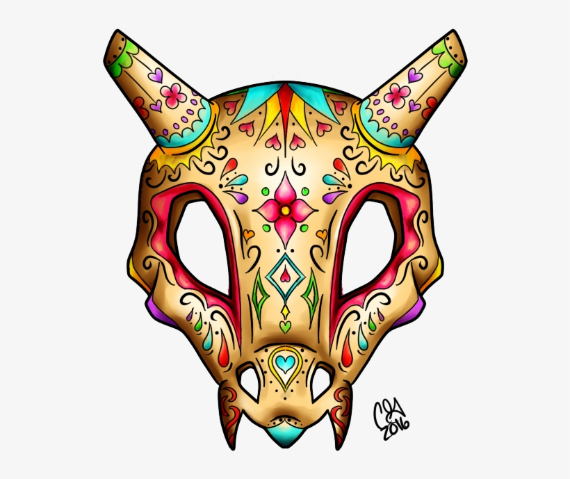 Dia De Los Muertos- Cubone By Uxiesweetie, transparent png #7216874