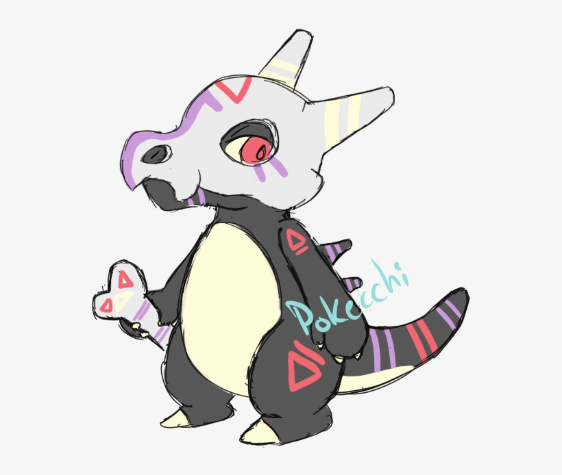 Sketchy Cubone Adopt, transparent png #7216940
