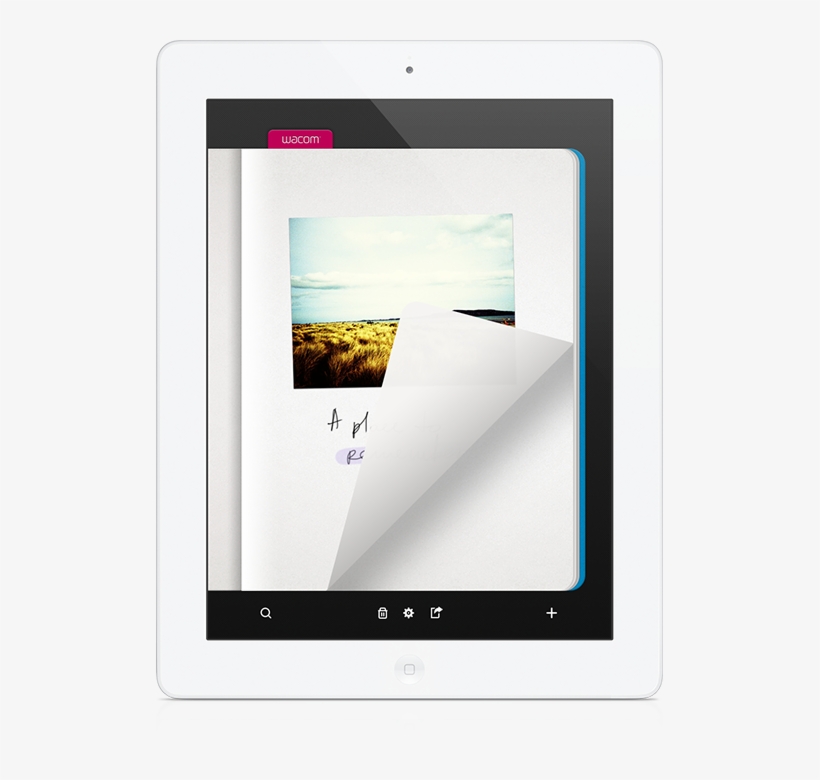 Paired With The Bamboo Stylus, It Turns Your Ipad Into, transparent png #7218066