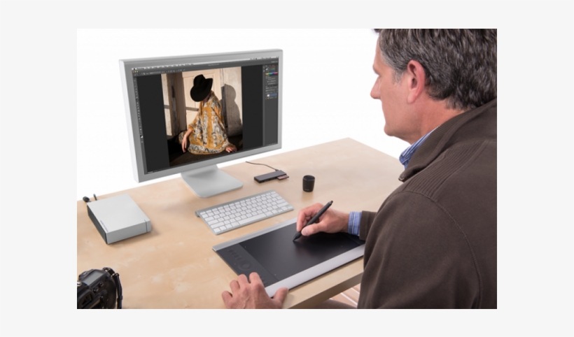 Wacom Intuos Pro M, En & Es, transparent png #7218500