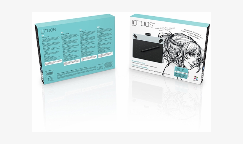 Tableta Digitalizadora Wacom Intuos Draw Blanco, transparent png #7218667