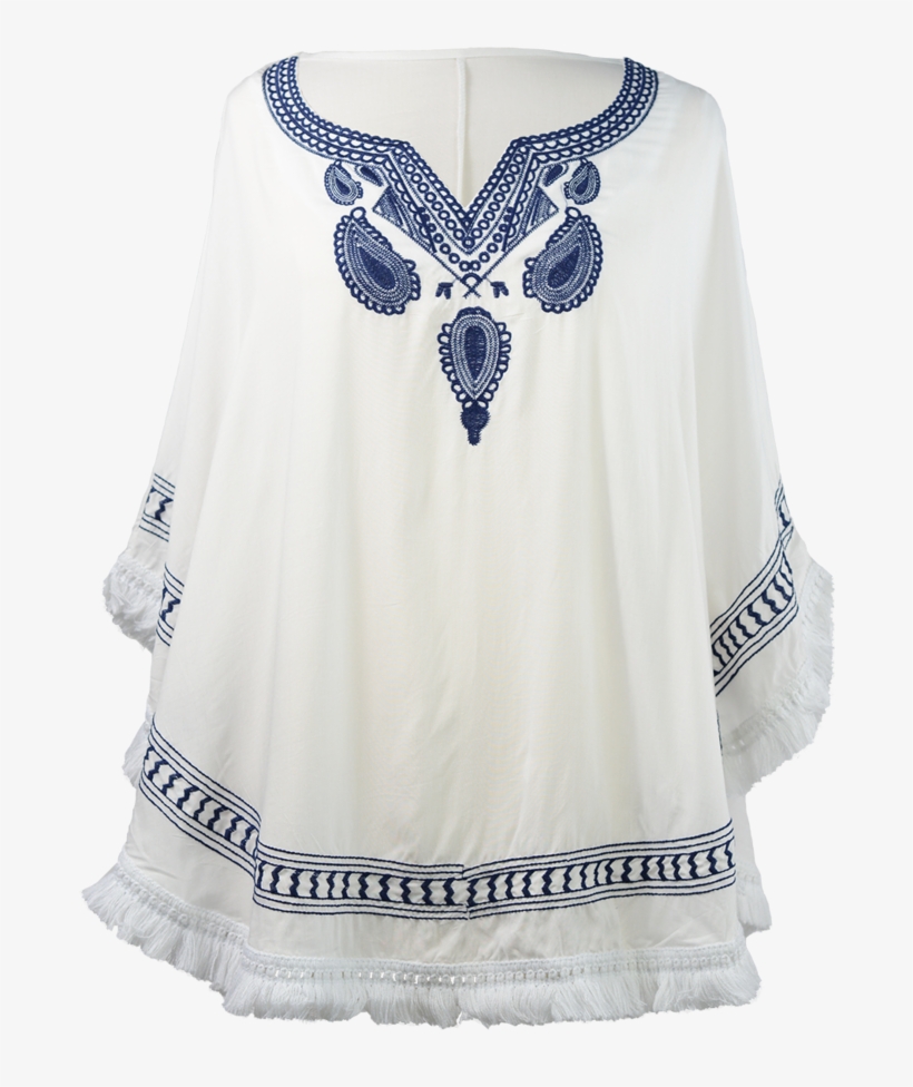 Embroidered Poncho, transparent png #7219658