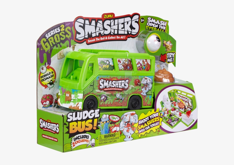 Smashers Gross Serie 2 Sludge-bus, , Large, transparent png #7220532