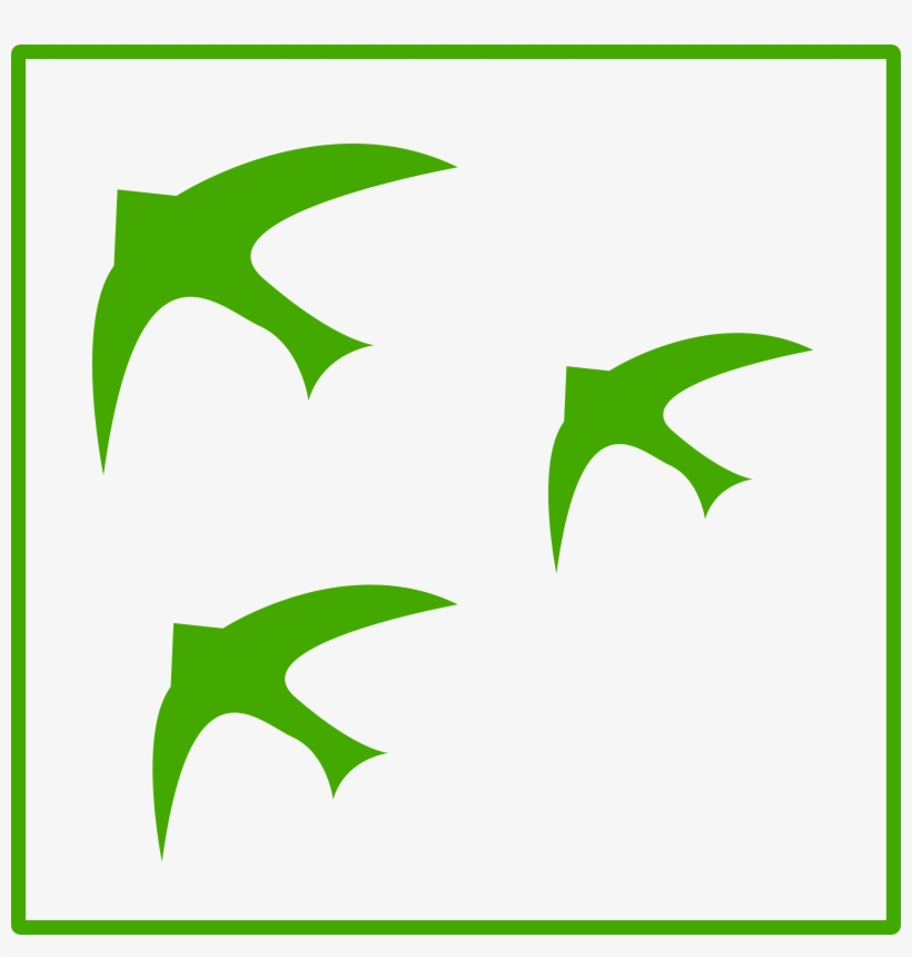 This Free Icons Png Design Of Eco Green Birds Icon, transparent png #7221022