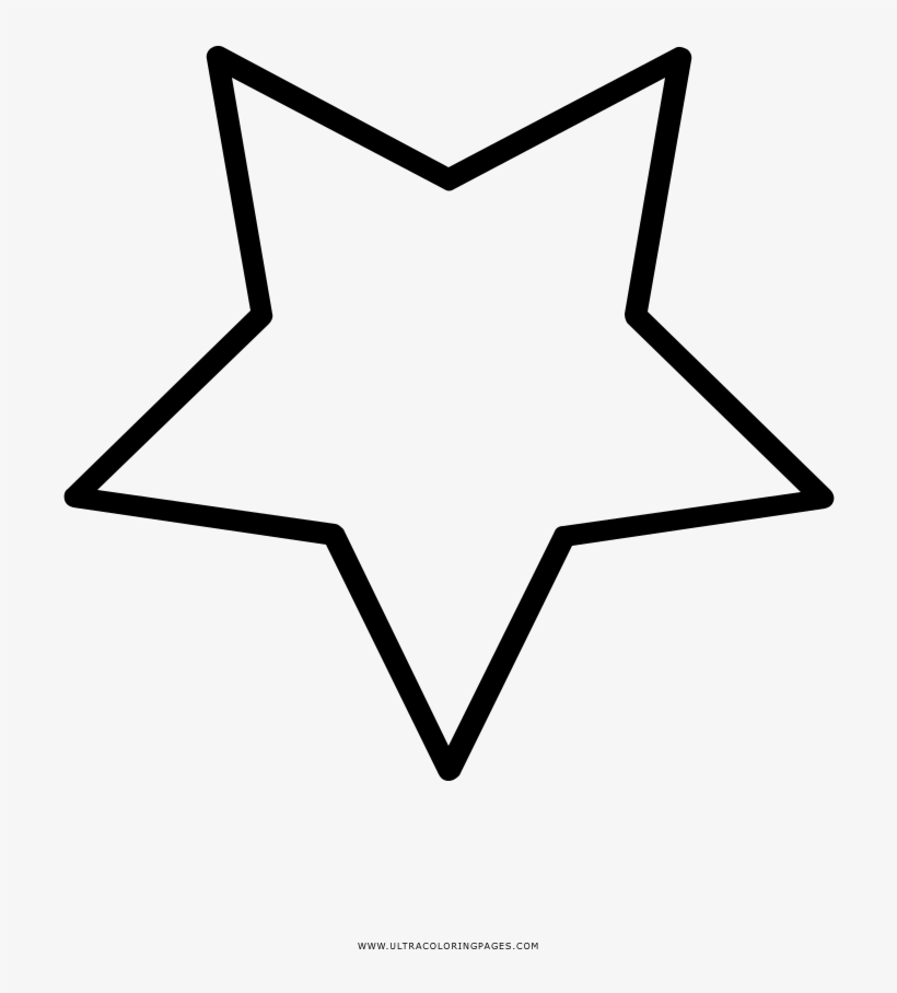 Estrela Desenho Para Colorir, transparent png #7221336