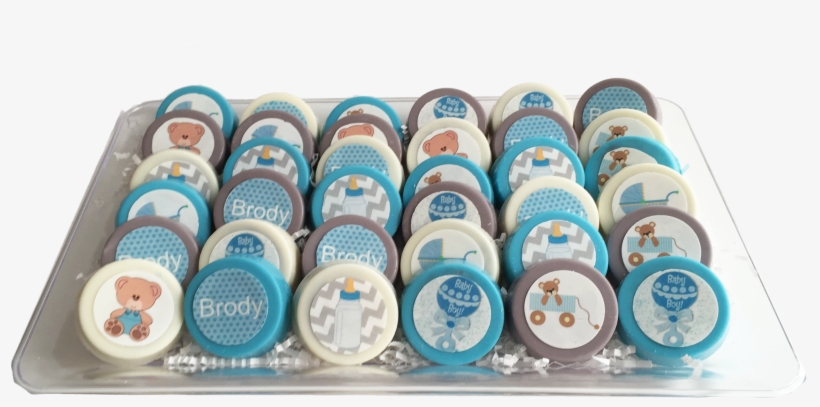 Baby Boy Chocolate Covered Oreo Platter $, transparent png #7223646