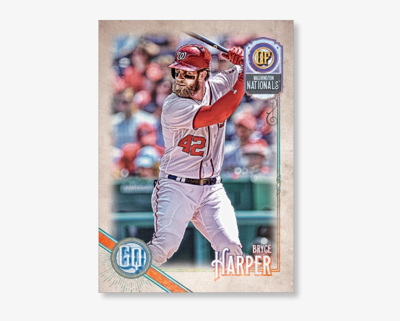 Bryce Harper 2018 Topps Gypsy Queen Baseball Jackie, transparent png #7224232