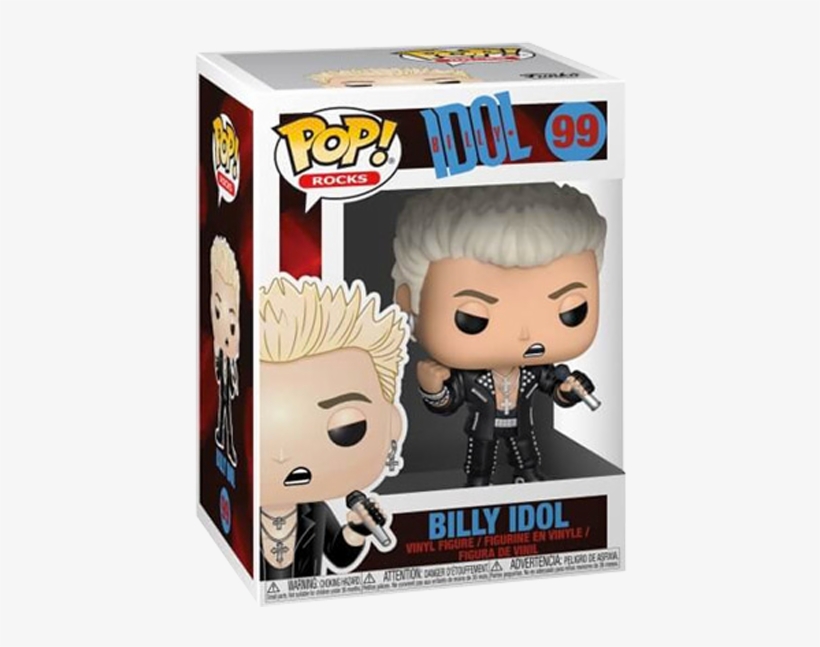 Billy Idol Pop Vinyl Figure, transparent png #7224742