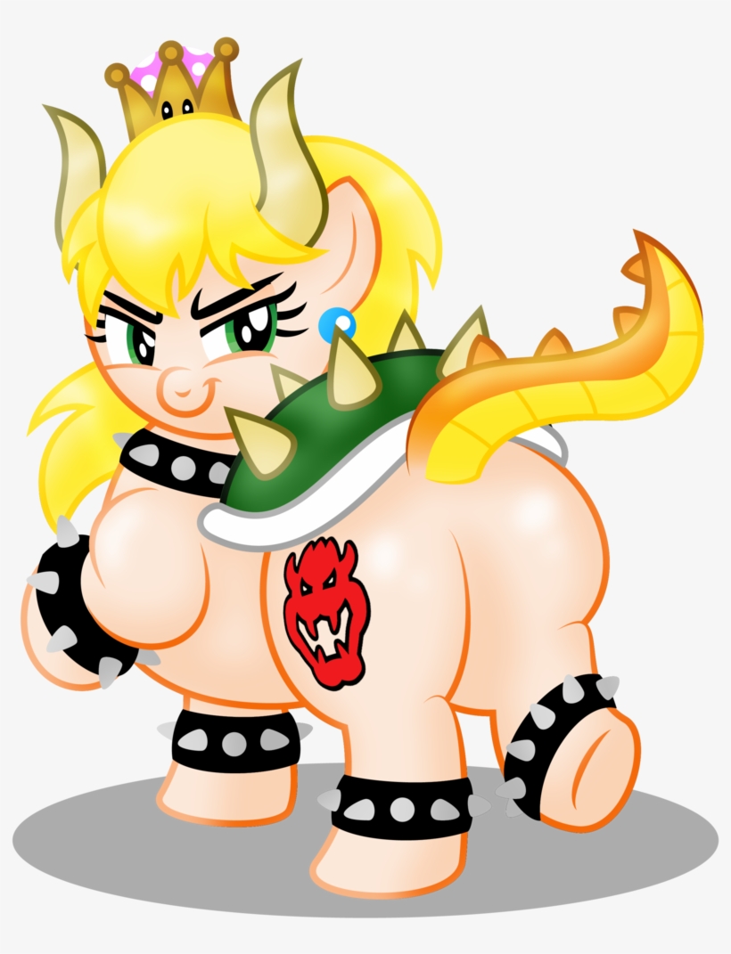 Aleximusprime, Bedroom Eyes, Bowser, Bowsette, Chubby,, transparent png #7226005