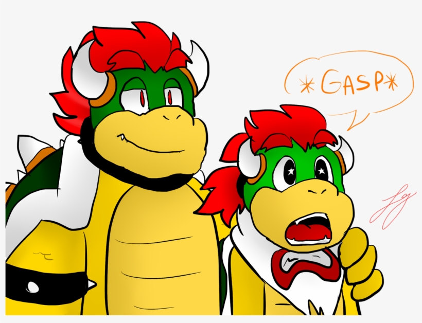 Well Ithink Bowser Gave Jr A Present Bowser Jr Likes, transparent png #7226219