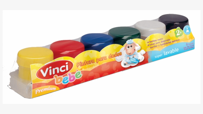 Kit De Pintura Para Dedos Vinci Bebé, transparent png #7229491