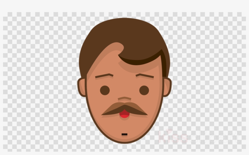 Hombre Bigote Dibujo Clipart Cheek Moustache Face, transparent png #7230778