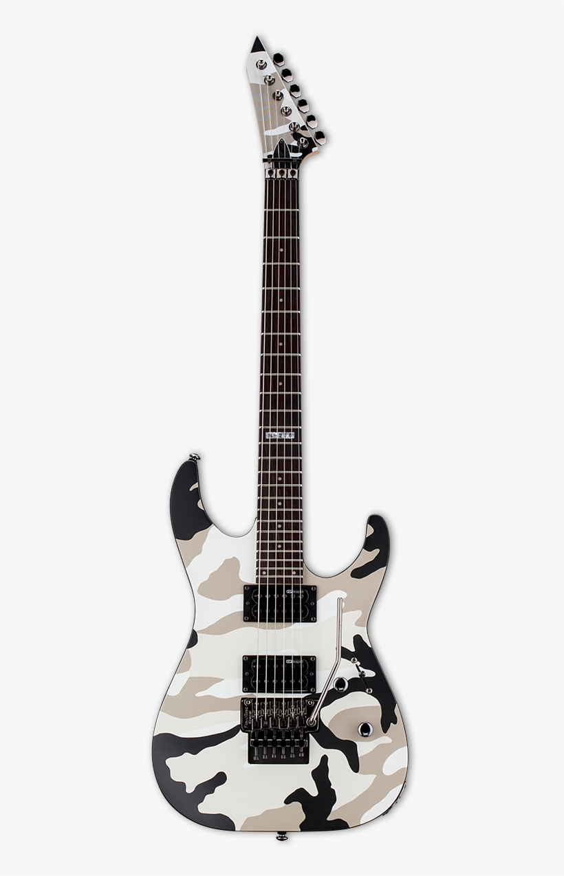 Esp Ltd M-200 Black Desert Camo Electric Guitar, transparent png #7231198