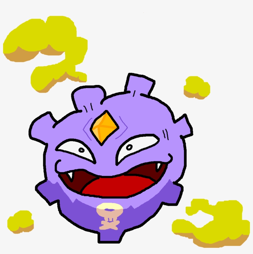 Jewel Koffing, transparent png #7233347
