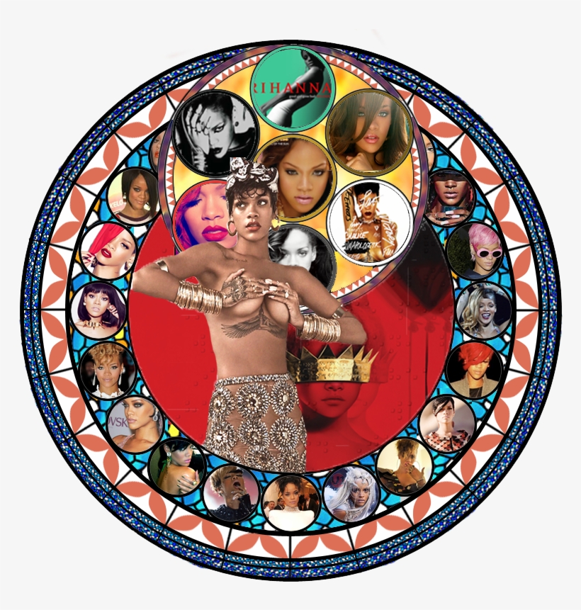 Rihanna Kingdom Hearts Stain Glass, transparent png #7234429
