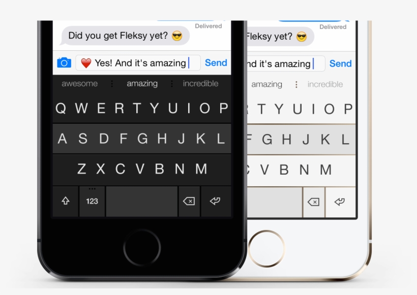 Fleksy Keyboard For Ios 8 Set For Fall Release With, transparent png #7235233