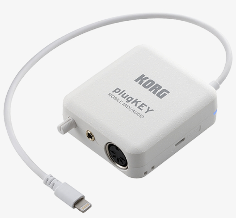 Korg Plugkey Mobile Midi/audio Interface For Ios Lighting, transparent png #7235398
