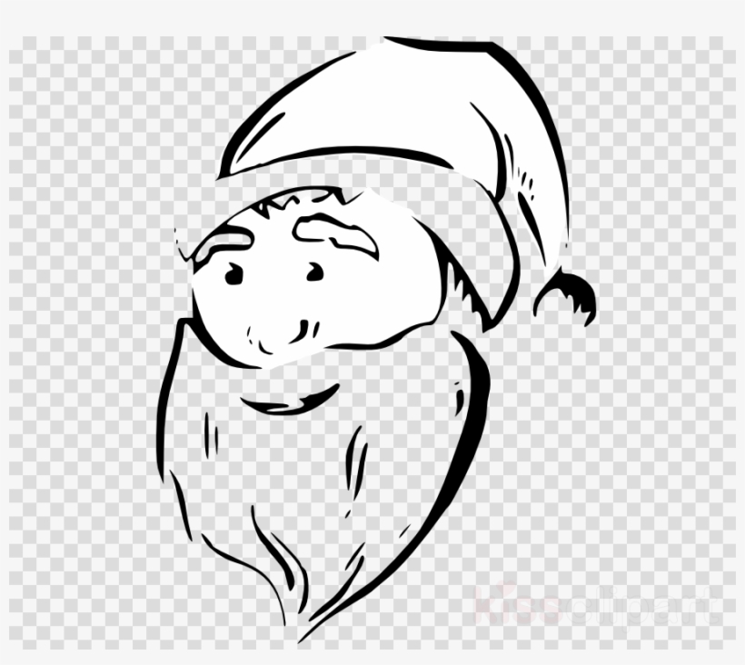 Santa Face Clipart Santa Claus Face Clip Art, transparent png #7236076
