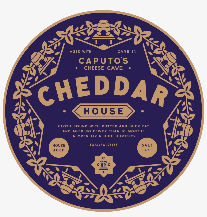 Caputo's House Cheddar Aged 10-months Per 1/2 Lb, transparent png #7237331
