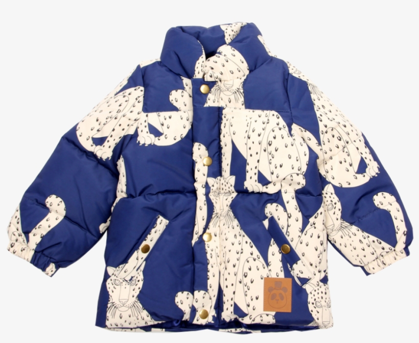 Mini Rodini Snow Leopard Jacket, transparent png #7238119