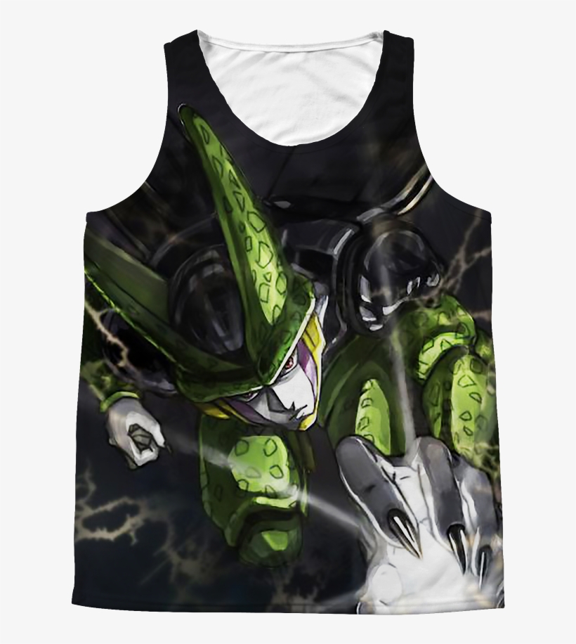 Super Saiyan Perfect Cell 1 Sided 3d Tank Top T Shirt, transparent png #7239058