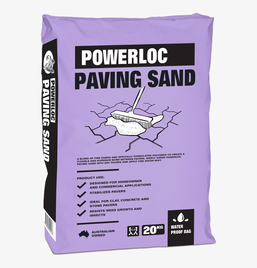 Dingo 20kg Powerloc Paving Sand, transparent png #7239770