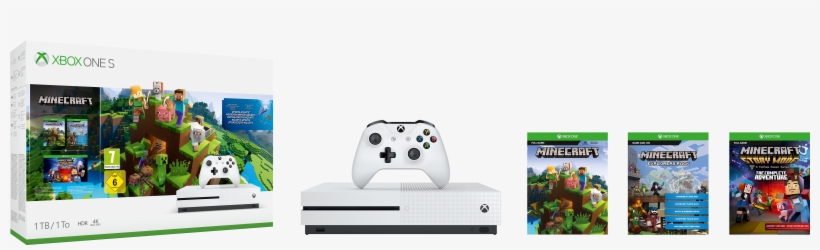 Xbox One S 1tb Minecraft Bundle Screen Shot 2, transparent png #7239960