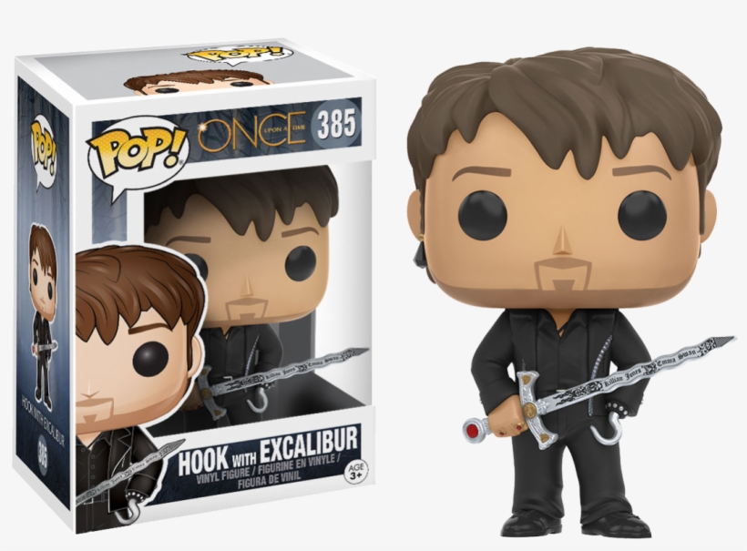 Pop Figure Once Upon A Time Hook W/excalibur Vaulted, transparent png #7240028