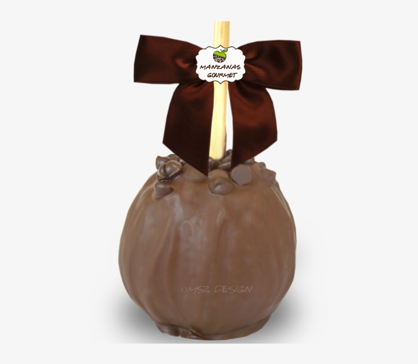 Manzanaenvuelta De Caramelo Con Capa De Chocolate Semiamargo,, transparent png #7241341