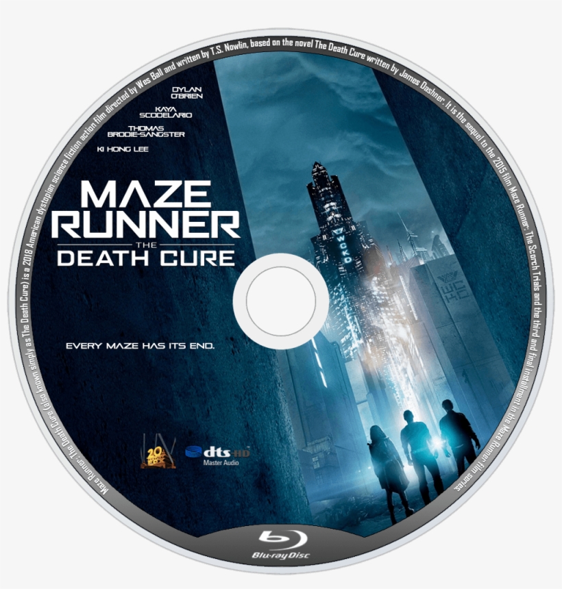The Death Cure Bluray Disc Image, transparent png #7242581