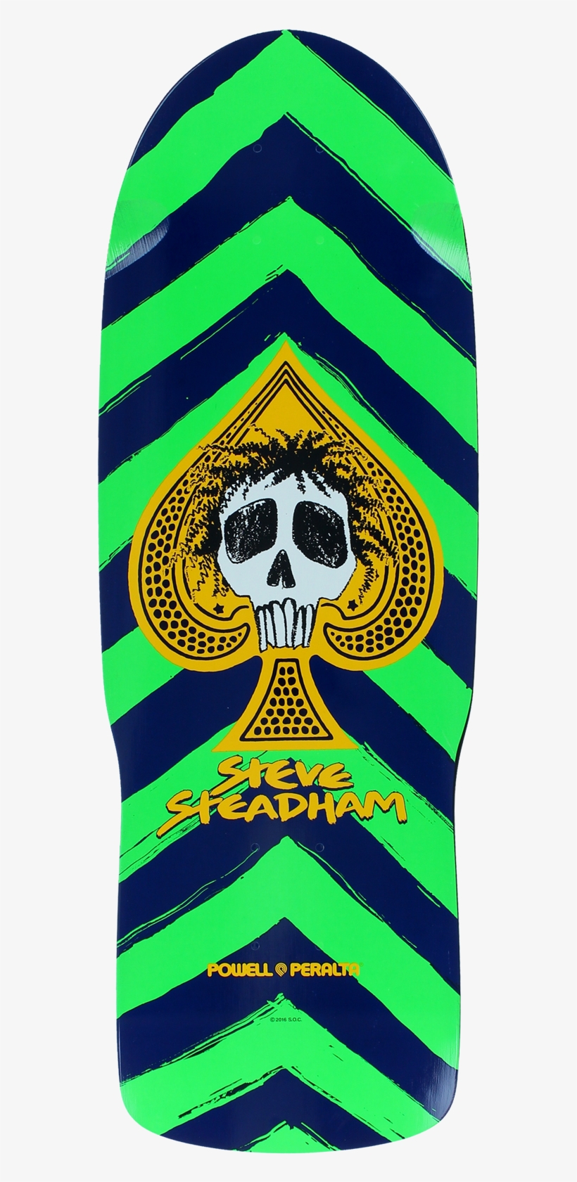 Powell Peralta Steadham Skull & Spade Deck, transparent png #7245123