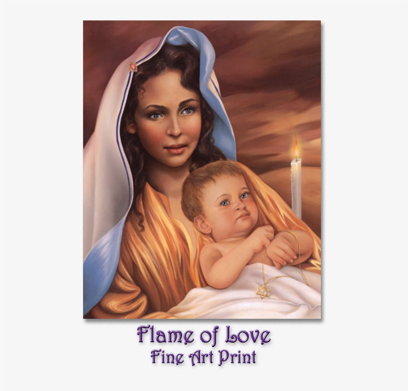 Mother Mary With Jeshua ~ Artwork By Glenda Green, transparent png #7245185