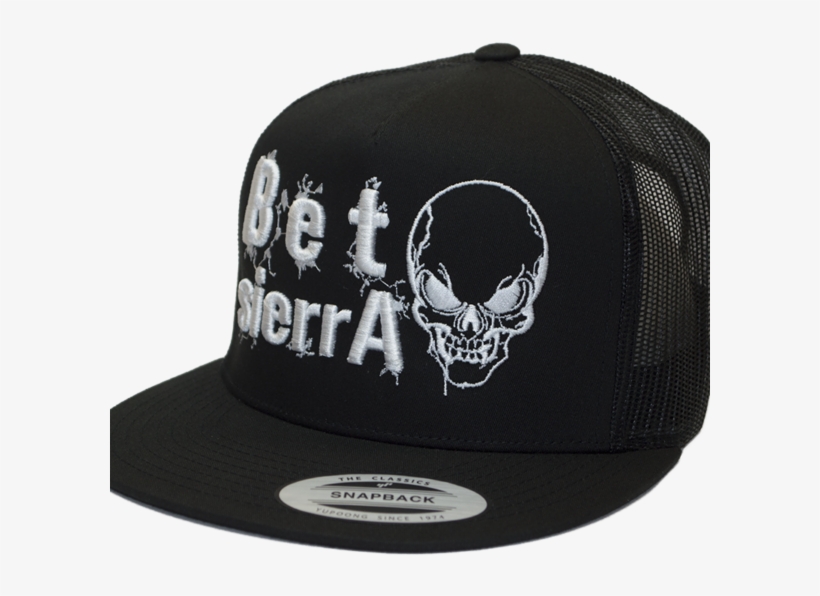 Beto Skull Trucker Black, transparent png #7245235
