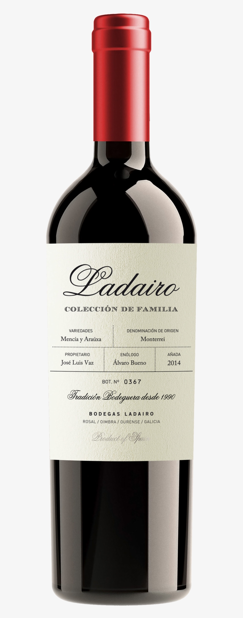 Bodegas Ladairo Ladairo Mencia Joven 2016, transparent png #7245665