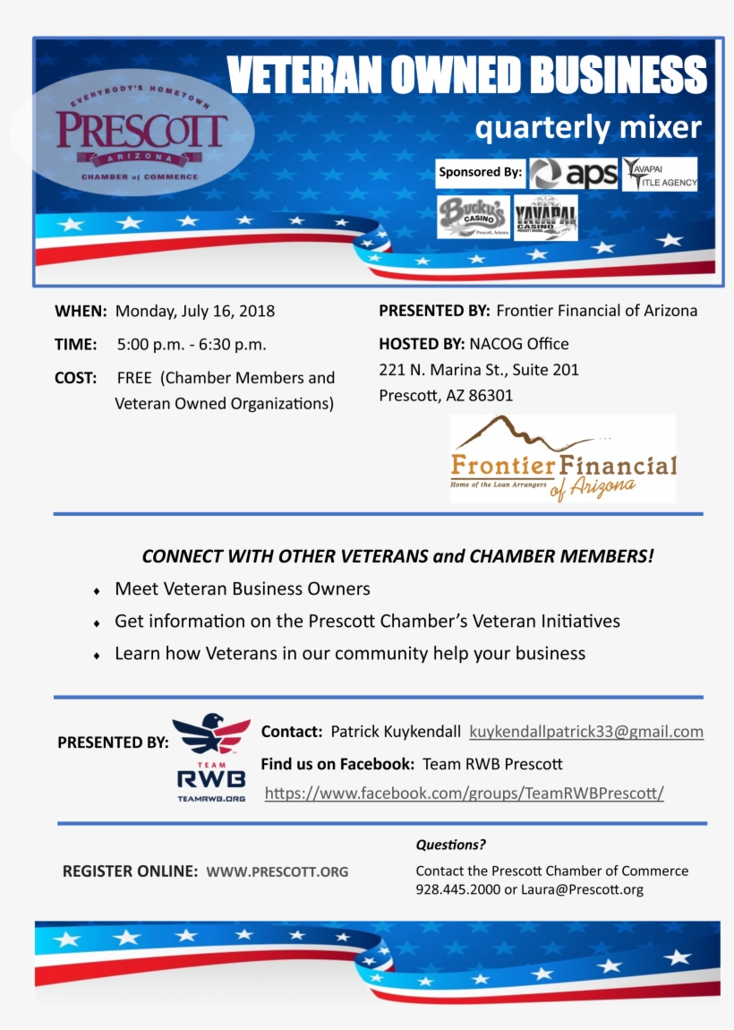 Veterans' Quarterly Business Mixer Monday, July 16,, transparent png #7246597