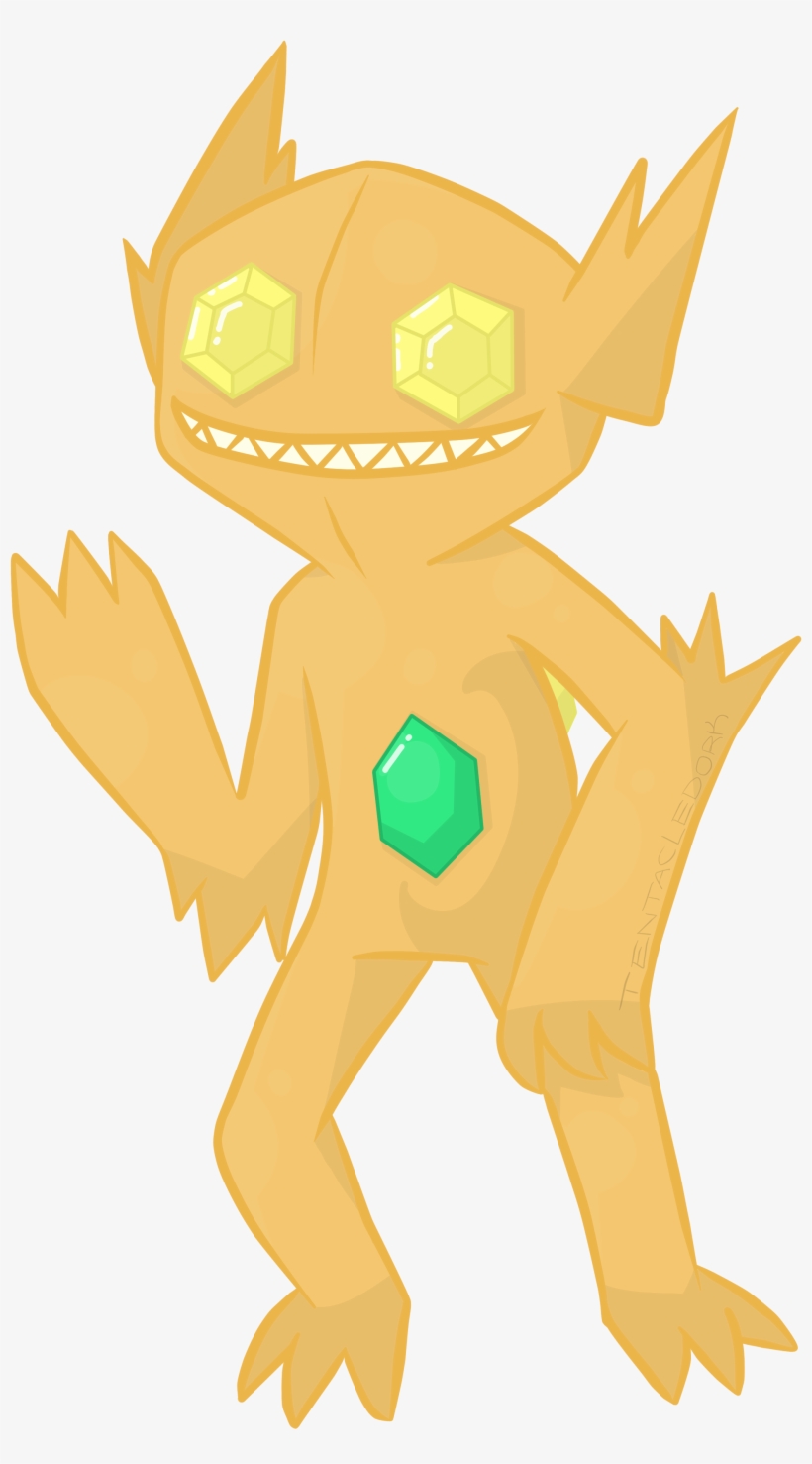 Shiny Sableye I Drew A Little While Back On My Da, transparent png #7247043