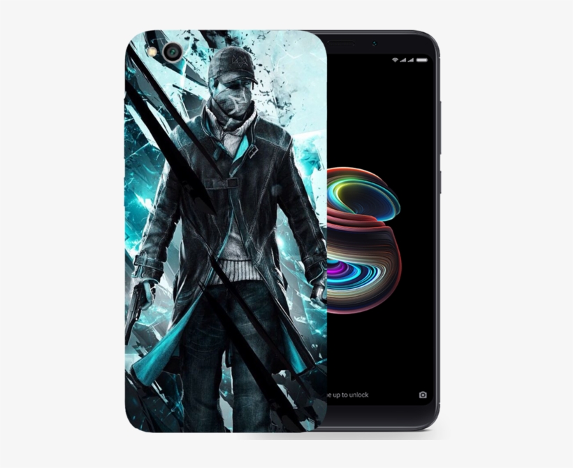 Aiden Pearce Printed Case Cover For Redmi 5a By Mobiflip, transparent png #7247372