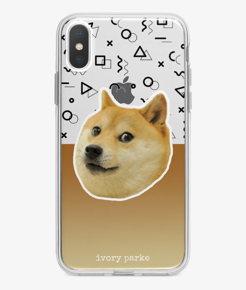 Doge Shibe Iphone Case, transparent png #7248401