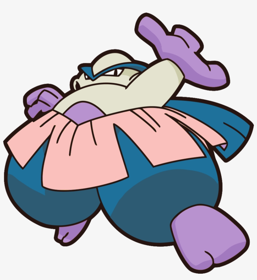 297 Hariyama Ag3 Shiny, transparent png #7248921