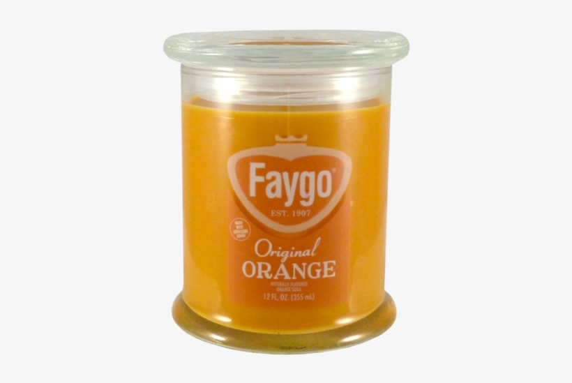 Faygo Orange Soy Wax Candle Heart Of Michigan, transparent png #7249329