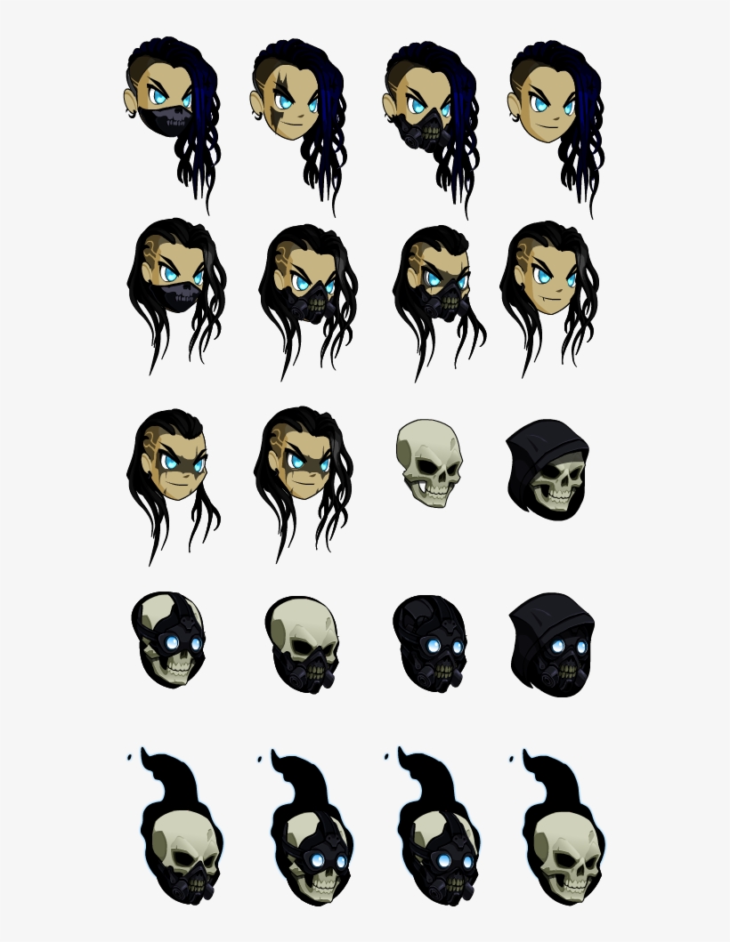 All 20 Deathrider And Legion Helms Shown Above, transparent png #7250664